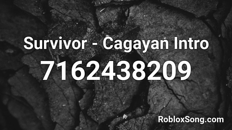 Survivor Cagayan Intro Roblox ID Roblox Music Codes