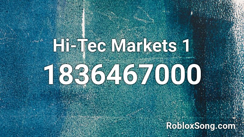 Hi-Tec Markets 1 Roblox ID