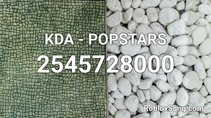 KDA - POPSTARS Roblox ID
