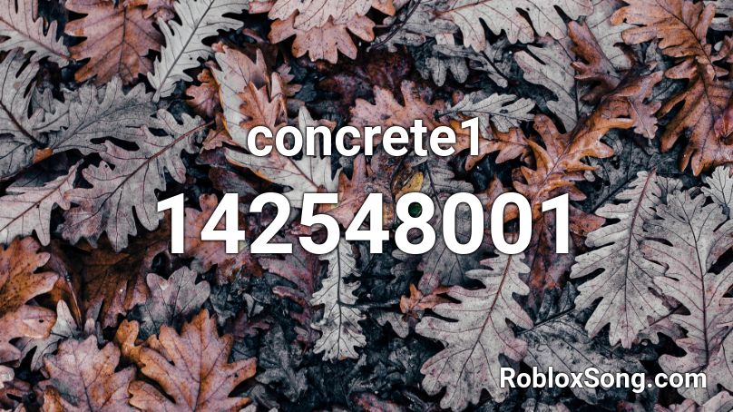 concrete1 Roblox ID