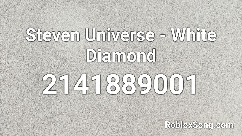 Steven Universe - White Diamond Roblox ID