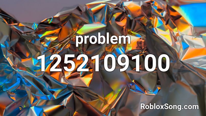 problem Roblox ID