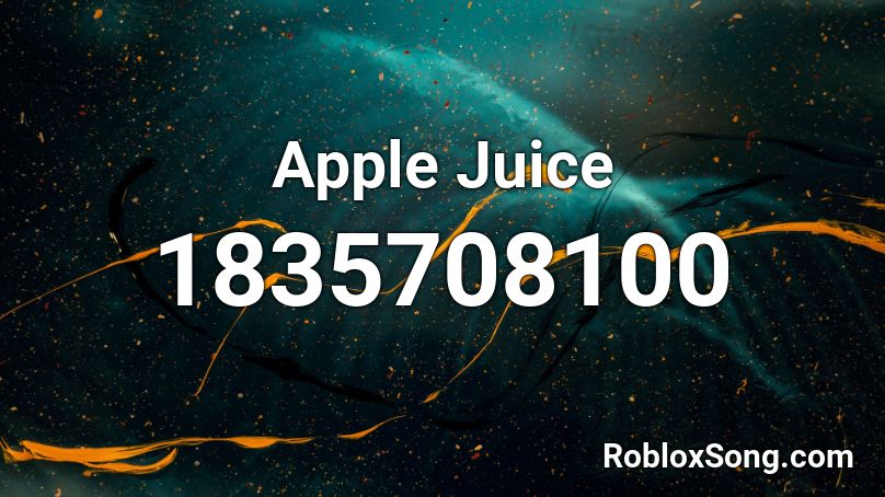 Apple Juice Roblox ID