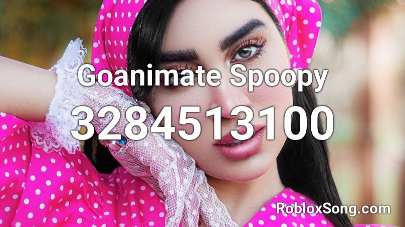 Goanimate Spoopy Roblox ID