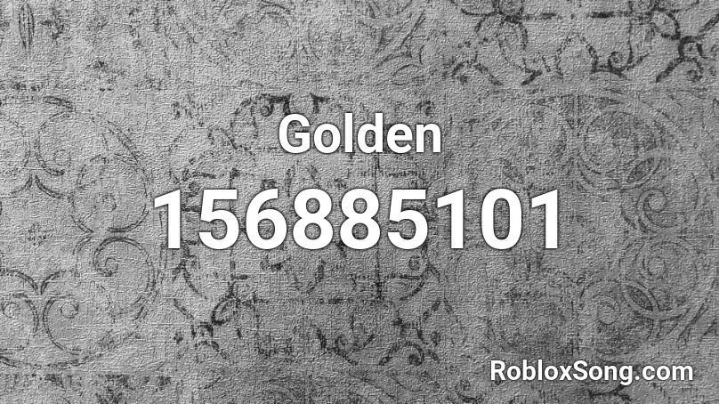 Golden Roblox ID