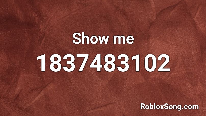 Show me Roblox ID