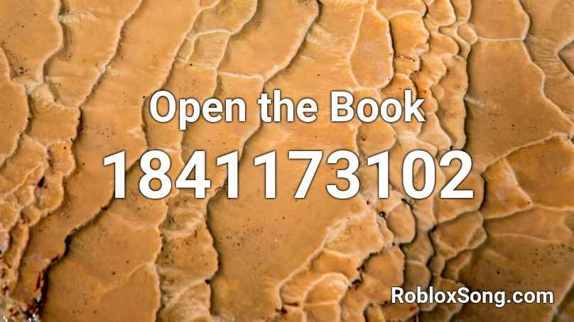 Open the Book Roblox ID