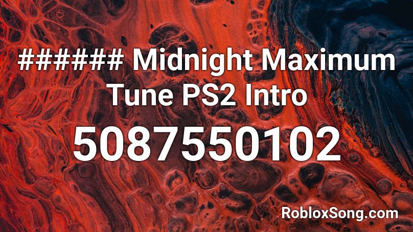 W.Midnight R PS2 intro Roblox ID