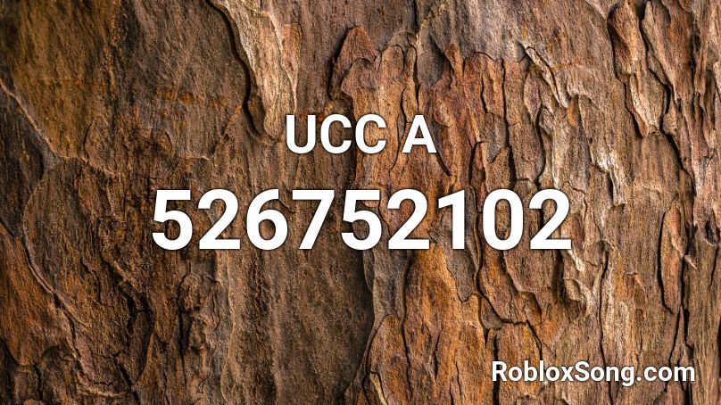 UCC A Roblox ID