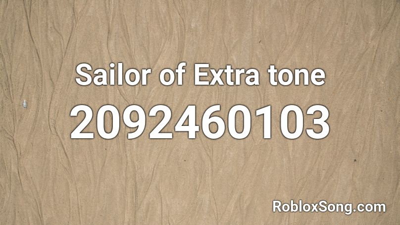 Sailor of Extra tone Roblox ID