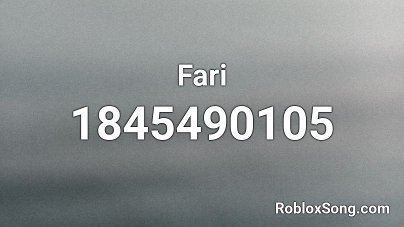 Fari Roblox ID