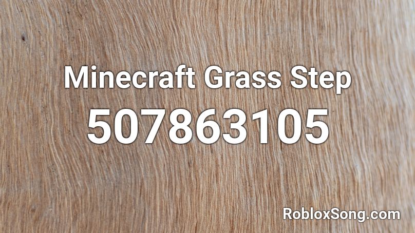 Minecraft Grass Step Roblox ID