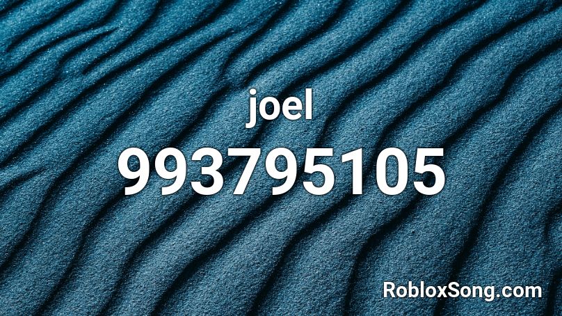 joel Roblox ID