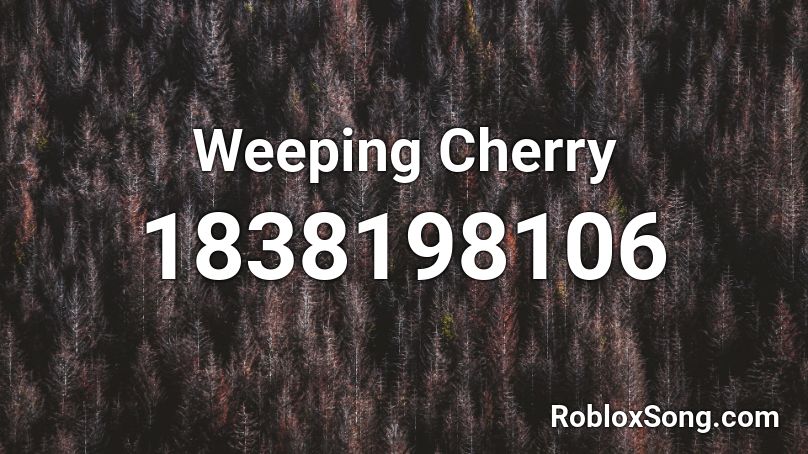 Weeping Cherry Roblox ID