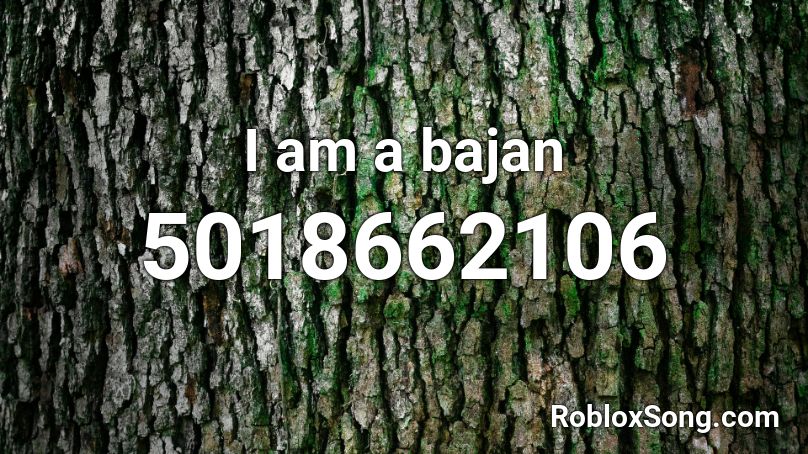 I am a bajan Roblox ID