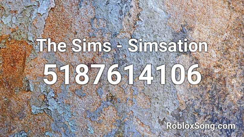 The Sims - Simsation Roblox ID