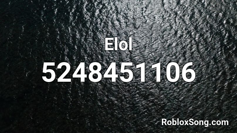 Elol Roblox ID