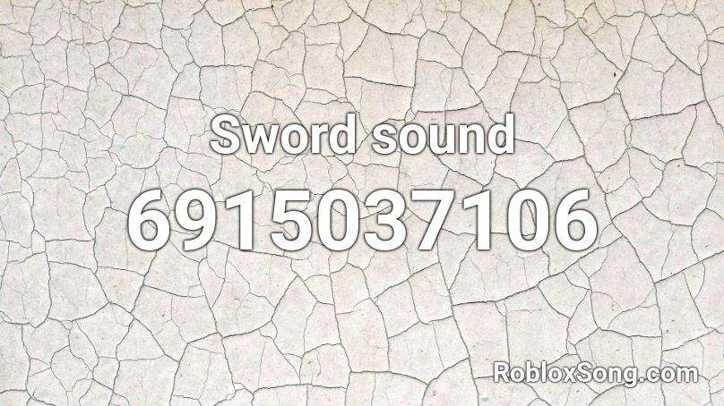 Sword sound Roblox ID