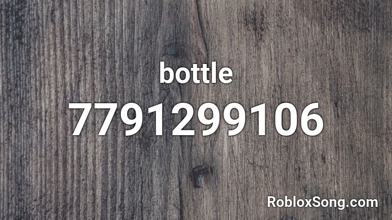bottle Roblox ID