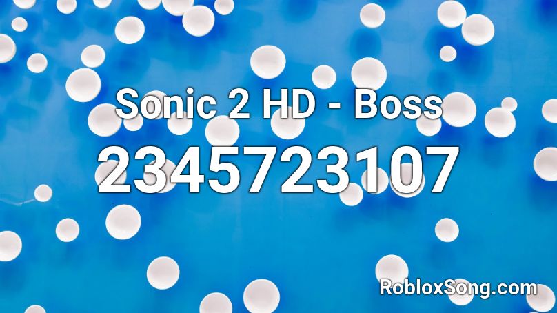 Sonic 2 Hd Boss Roblox Id Roblox Music Codes - roblox aombie boss song