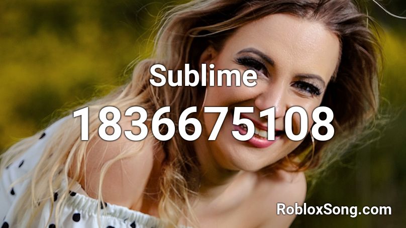 Sublime Roblox ID