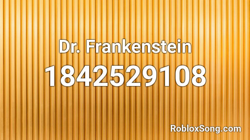 Dr. Frankenstein Roblox ID