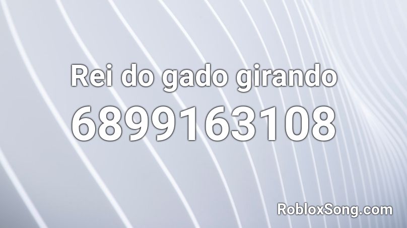 Rei do gado Roblox ID