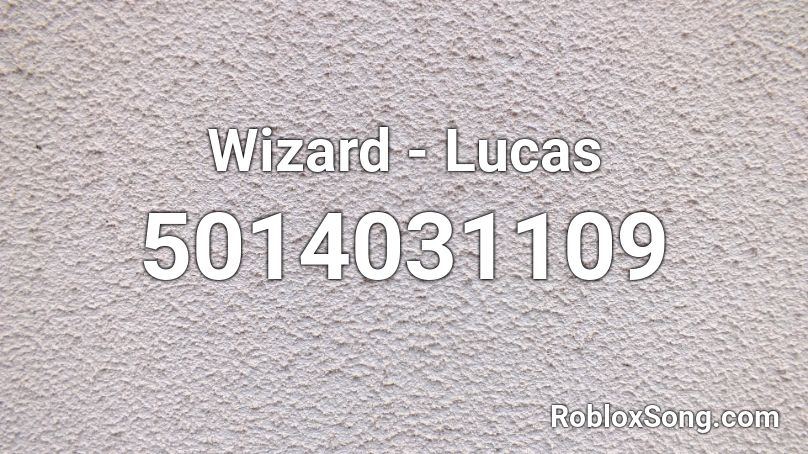 Wizard - Lucas Roblox ID