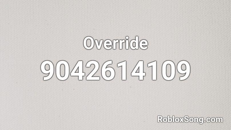 Override Roblox ID