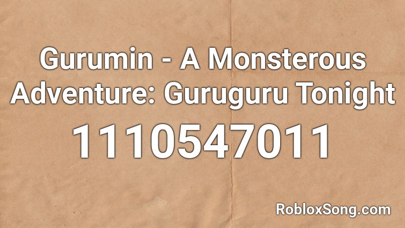 Gurumin - A Monsterous Adventure: Guruguru Tonight Roblox ID