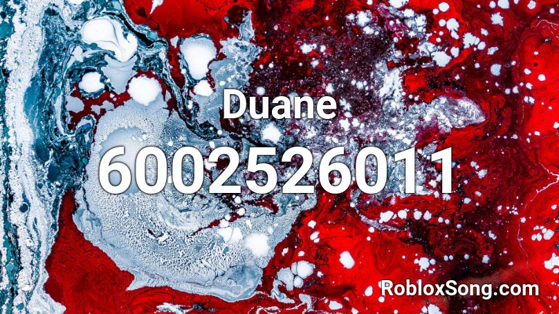 Duane Roblox ID