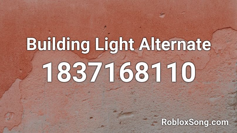 Building Light Alternate Roblox ID