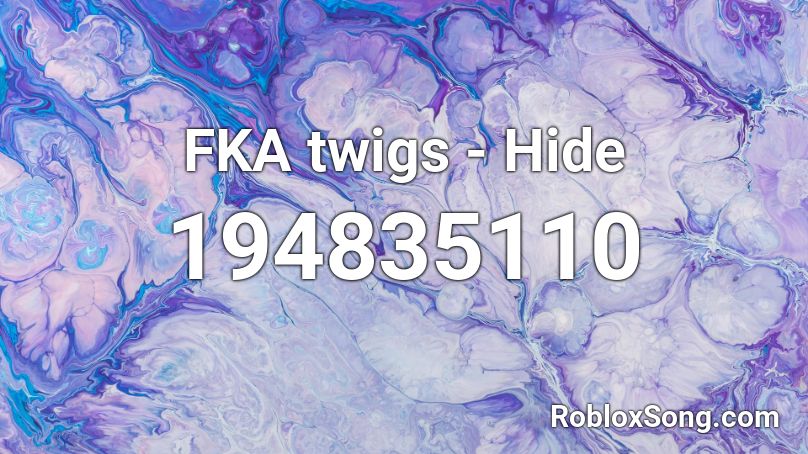 FKA twigs - Hide Roblox ID