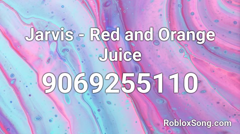 Jarvis - Red and Orange Juice Roblox ID