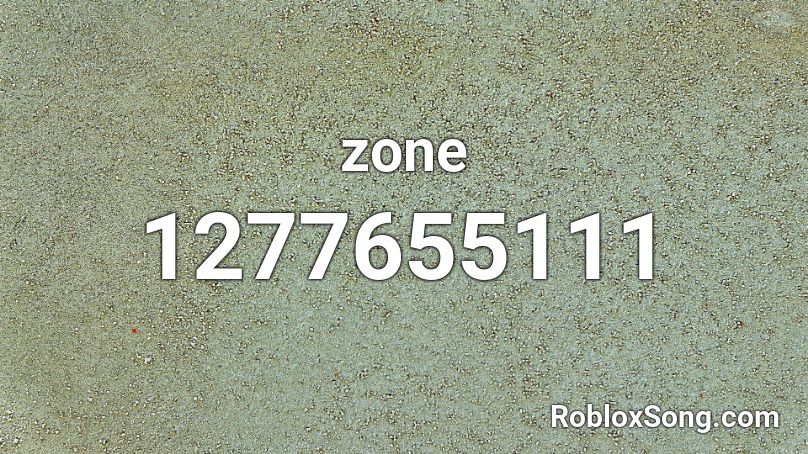 zone Roblox ID