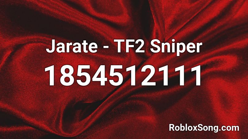 Jarate - TF2 Sniper Roblox ID