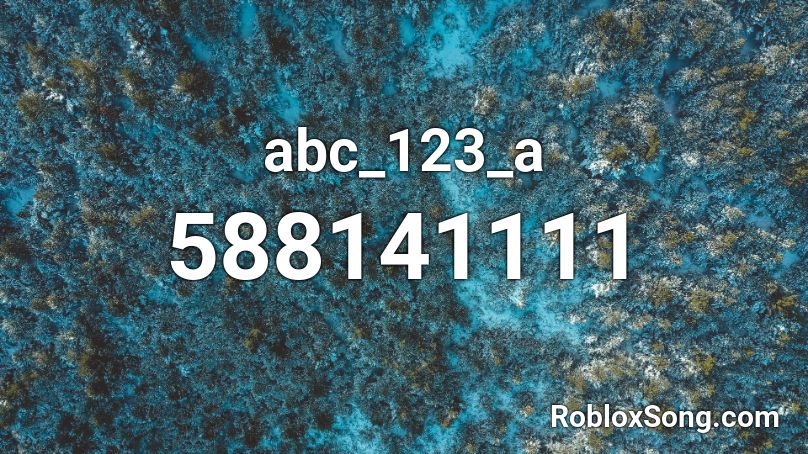 abc_123_a Roblox ID