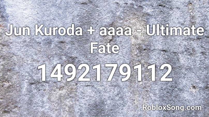 Jun Kuroda + aaaa - Ultimate Fate Roblox ID