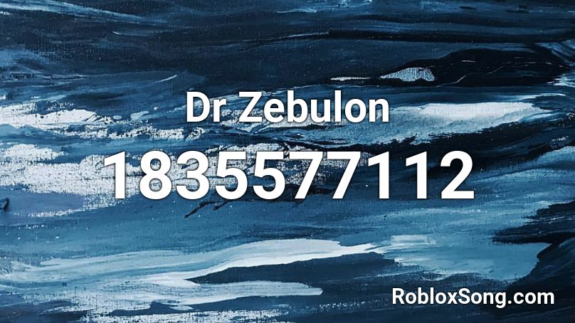 Dr Zebulon Roblox ID