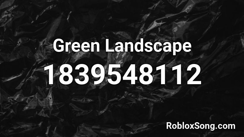 Green Landscape Roblox ID