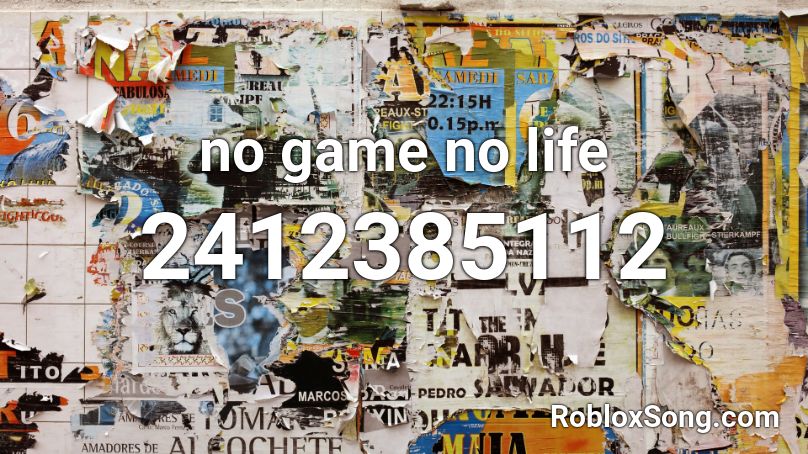 no game no life Roblox ID