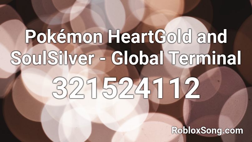 Pokémon HeartGold and SoulSilver - Global Terminal Roblox ID