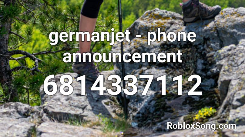 germanjet - phone announcement Roblox ID