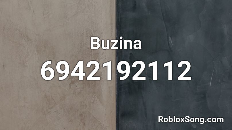 Buzina Roblox ID