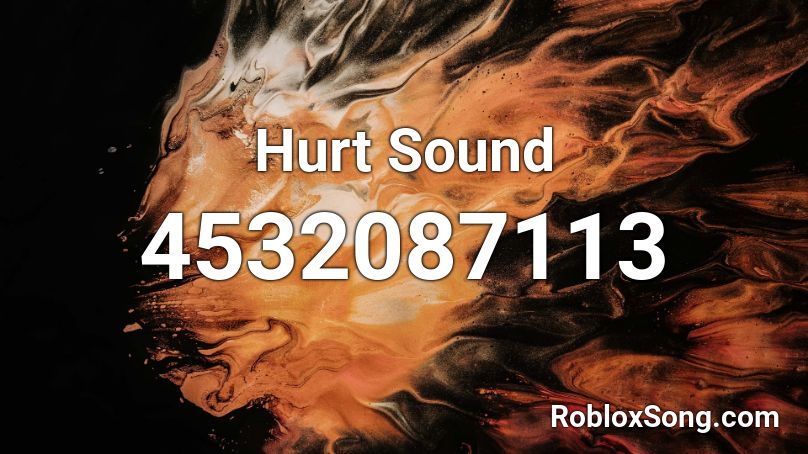 Hurt Sound Roblox ID