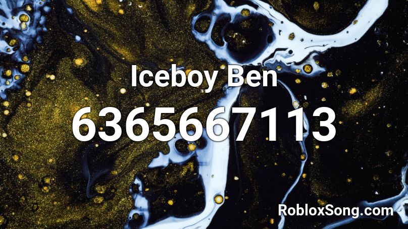 Iceboy Ben Roblox ID