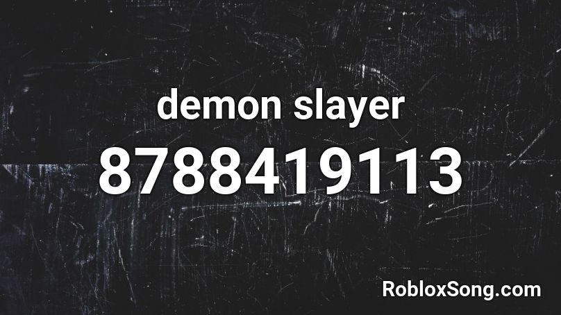 demon slayer Roblox ID
