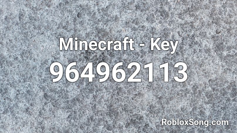 Minecraft - Key Roblox ID