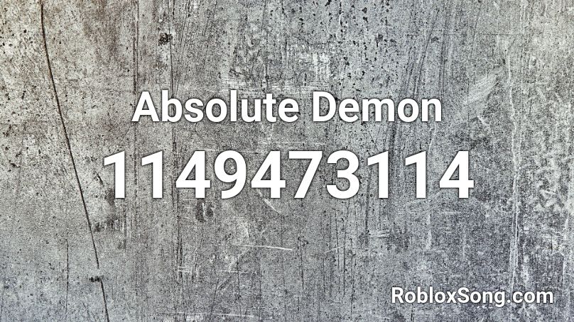 Absolute Demon Roblox ID