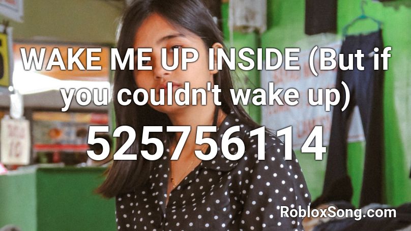 Wake Me Up Inside But If You Couldn T Wake Up Roblox Id Roblox Music Codes - wake me up roblox music video